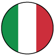Italy Round Flag Icon