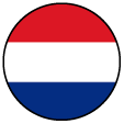 Netherlands Round Flag Icon