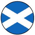 Scotland Round Flag Icon